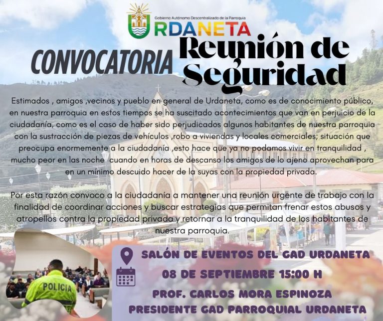 Reunión de seguridad